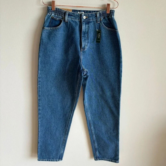 L.L Bean Womens Original Fit Relaxed Jeans Denim Blue Size 10 - Picture 1 of 13